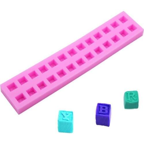 3D Three-dimensional Letter Liquid Silicone Fondant Cake Chocolate Mold DIY Baking Mold