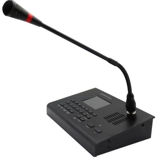520101 IP PA System Call Station Network interface Paging Microphone with button Supporting Zone Paging