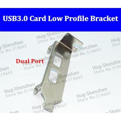 High Quality Powerover USB3.0 2Port PCI-e adapter card USB3.0 card low profile bracket 8CM for ASM1042/NEC card 100pcs/lot
