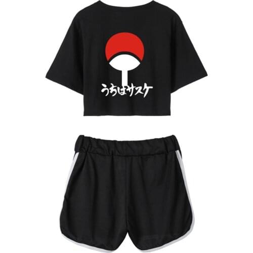 Akatsuki Cosplay Costume Kimono Outfits Shirt+Shorts Halloween Carnival Suit