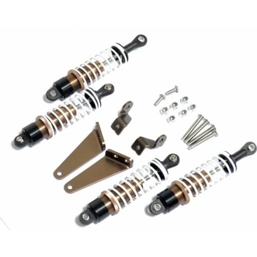 Aluminum oil shocks with shock plate for TAMIYA Wild one/FAV
