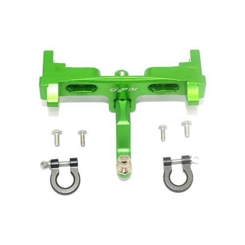 Aluminium Rear Bumper Mount+D-rings+Tow Hook for AXIAL Racing SCX10 II UMG10 rc car parts