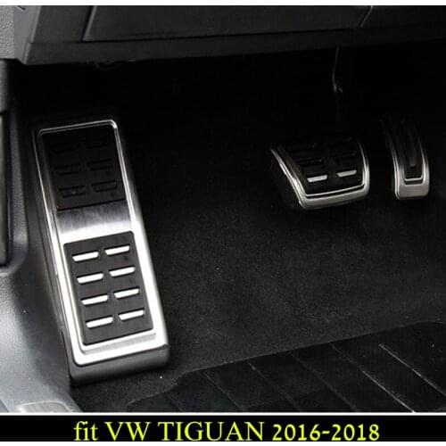 Car TIGUAN Foot Rest Pedal Foot Fuel Brake AT pedals for VW TIGUAN 2016 2017 2018