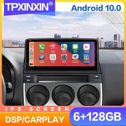 10.25" Tesla IPS Touch Screen Android Car Radio For Mazda 6 2004 2005 - 2015 Multimedia Video DVD Player Navigation GPS 2 din