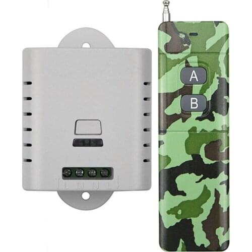 120v 220v wireless remote control switch with manual button 1 receiver + 1pcs(JRL16) transmitter smart home