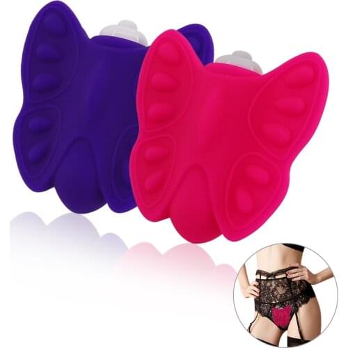 Wearable Vibrator Silicone Butterfly Vibrators Sex Toys for Women G Spot Massager Clitoris Stimulator Female Masturbate