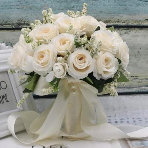 New Arrival 6 Colors wedding bouquet Handmade buque de noivas wedding flowers bridal bouquets ramos de novia 01