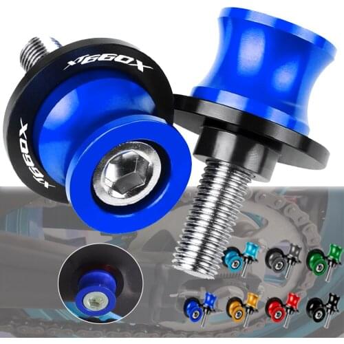 For Yamaha XT600 XT600E XT600Z XT600ZE XT660R XT660X 2004-2016 Motorcycle Accessories CNC Swingarm Spools Slider Stand Screws