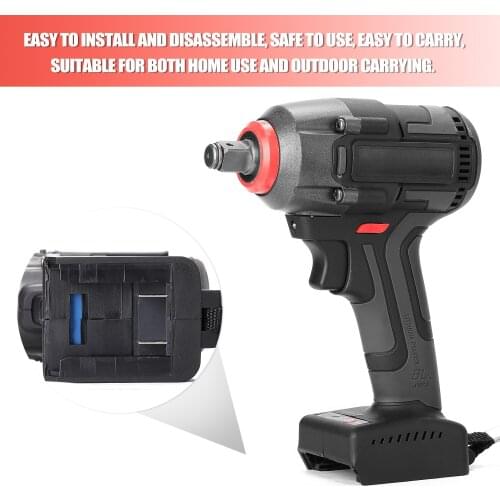 Electric Rechargeable Cordless Brushless Impact Wrench Wireless Electric Hand Wrench Home DIY Electric Power Tools