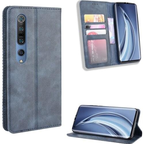 Flip Cover For Xiaomi Mi 10 Case Wallet Card Stand Magnetic Cover For Xiaomi Mi 10 Pro 5G Global Version Phone Cases