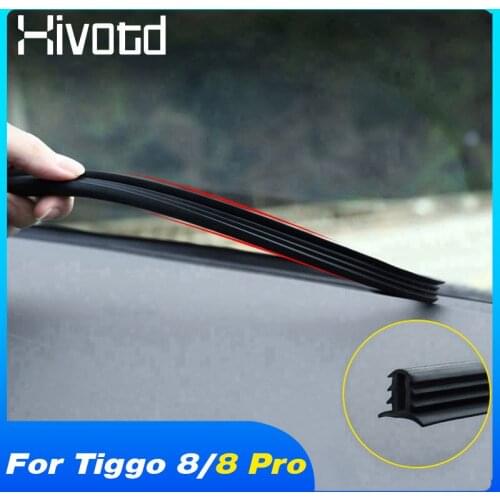 Hivotd Dashboard Soundproof Strip Windshield Rubber Sealing Trim Interior Protective Accessories For Chery Tiggo 8 /Tiggo 8 Pro