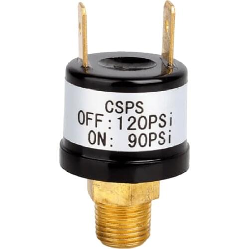 High Low Pressure Cut Off 12V 90-120PSI Air Pressure Control Switch Valve