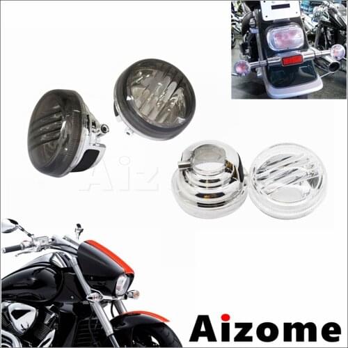 For Suzuki Boulevard M50 C50 VL800 Volusia C90 1500 C109R Intruder C1800 M109R Motorcycle Turn Signal Lenses Cover