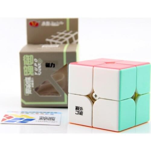 YongJun YuPo 2x2 Enhanced Version Magic Magic Cube Professional Speed Game Toy Game Adult Children Education Puzzle Cubes Gift