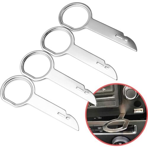 4Pcs Car Radio Removal Key Pin Tool Kit for Volkswagen VW Polo Tiguan Passat B6 B7 B8 T5 T6 Golf UP Vento Arteon Touareg Sharan