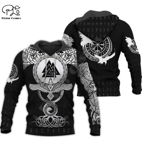 PLstar Cosmos Viking Warrior Tattoo New Fashion Tracksuit casual Colorful 3D Print Hoodie/Sweatshirt/Jacket/Men Women s10