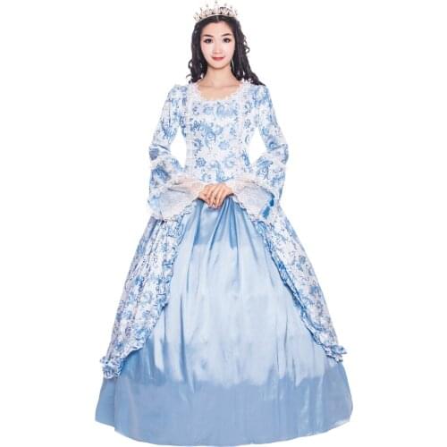 18th Century Renaissance Historical Period Dress For Women Rococo BaroqueRenaissance Fairy Costume