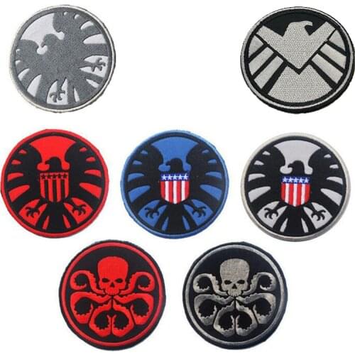 Badge Nine Snake Rebirth Bureau Department And Agent Logo Signed Double Embroidered Armband 6.5cm