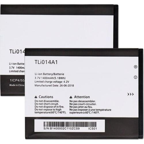 3.7V 1400mAh Replacement TLi014A1 Battery For Alcatel one touch 4033D 4032D POP C3 Pixi 4007D BY71 Batterie