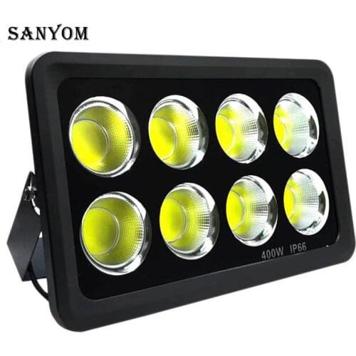 100W LED High Power 300W 400W Waterproof Outdoor Floodlight Billboard Stadium Lamp Super Bright Lighting Projection Light