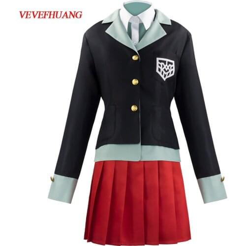 VEVEFHUANG Kосплей Danganronpa 3 Yumeno Himiko Cosplay Costume School Girl Uniform Women Outfit Halloween Xmas Carnival Party