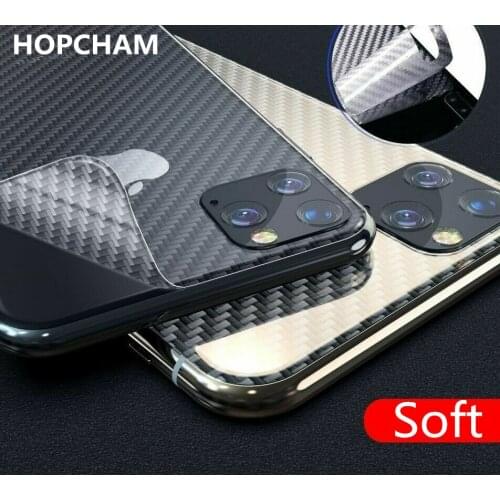 3PCS Back Screen Protector for iPhone 11 pro Max Protective Film Carbon Fiber Sticker Not Tempered Glass for iPhone 11 XR XS 8 7