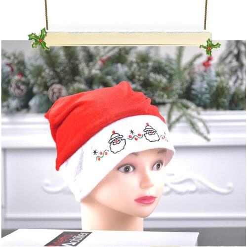 1PC Christmas Decoration Supplies Santa Claus Snowman Christmas Hat for Adult and Children Xmas Party Decor New Year 2022 Gifts
