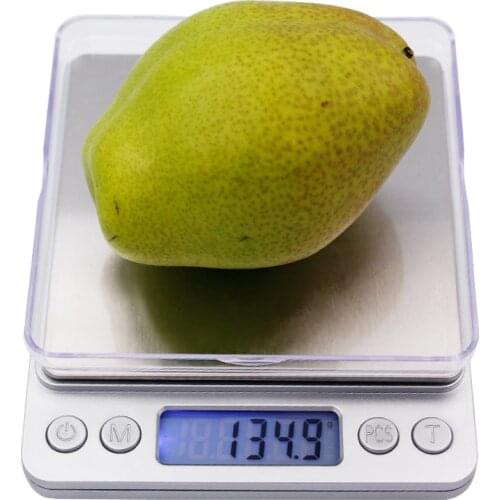 100pcs/lot 3000g 3kg 0.1g Electronic LCD Display Digital Jewelry Scale Weighing Scale Balance Weight Scales 20%off