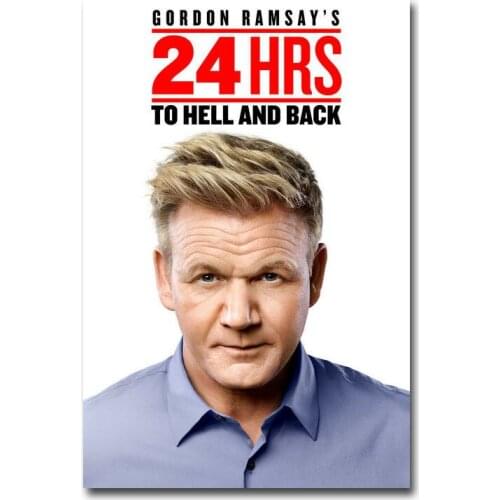 24 Hours to Hell and Back TV Series Silk Poster Wall Sticker Decoration Gift