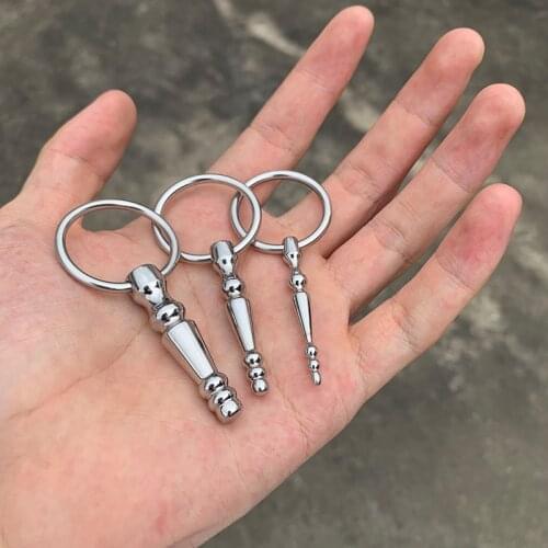 3Pcs/Set 6mm 8mm 10mm Urethral Dilator Male Masturbation Rod Urinary Plug Sex Toys For Men Urethra Sound Penis Plug Adult Game