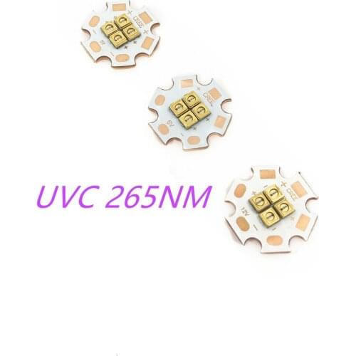 265nm 275nm 4W Deep UVC LED Diode 3535 3939 Lamp SMD beads for UV disinfection Medical equipment 3V6V LG Chip copper