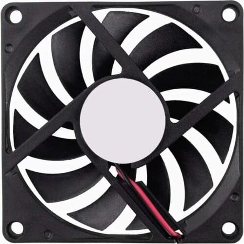 4PCS Brushless Cooling Fan 8010 Cooling Fan 5V 12V 24V 2 Pin 80x80x10mm Pc Computer CPU System Heatsink