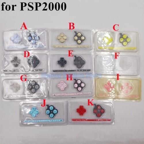 55sets Optional High Quality Left Right Buttons Set Replacement for PSP 2000 for PSP2000 Game Console Buttons Kit Repair Parts