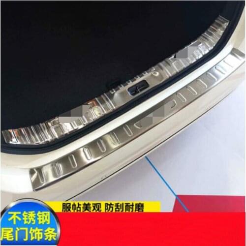 Car accessories For Nissan Altima 2019-2020 Stainless Steel Rear Inner Trunk Boot Bumper Guard Plate Protector Molding Trim