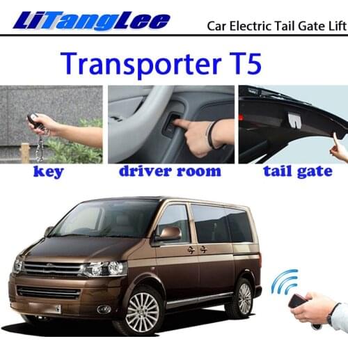 LiTangLee Car Electric Tail Gate Lift Tailgate Assist System For Volkswagen Transporter T5 2012~2016 Remote Control Trunk Lid