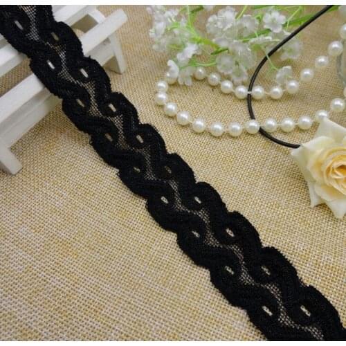 FREE SHIPPING 3cm exquisite elastic jacquard lace, soft and elegant lace trimming,XERY13717
