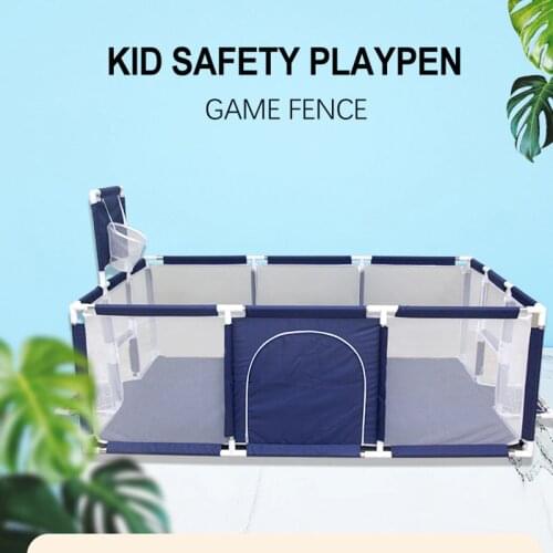 IMBABY Baby Playpen Safe And Firm Indoor Playground Basketball Football Field Game Fence Anti-Pinching Hand And Feet kids Tent