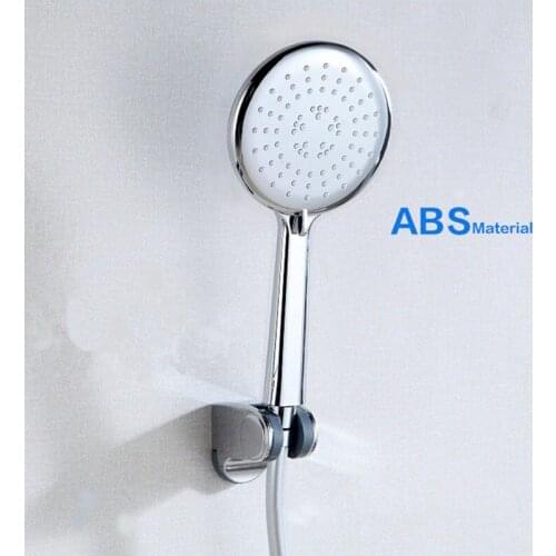 DONYUMMYJO New Water Saving Shower Heads Multi Functions Round Chrome Hand Hold Bath Shower Head Bathroom Accessories
