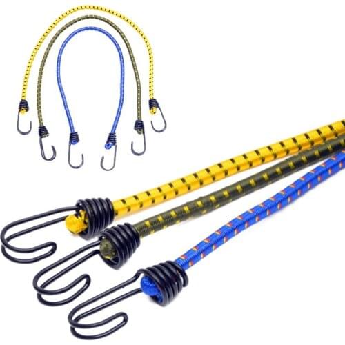 Elastic Bungee Rope Bicycle Tent Luggage Packing Strap with Spring Belt Hook Outdoor Camping Hiking Travel Bundle Fixing Band