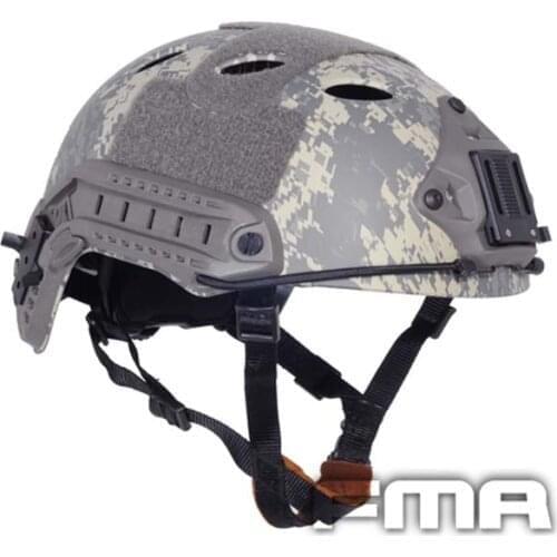 FMA Free Shipping FAST Helmet-PJ TYPE Tactical ABS Helmet Acu For Airsoft Paintball