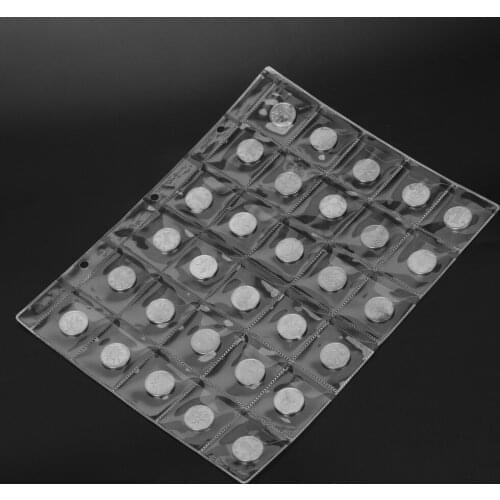 Mini Penny Coin Storage Albums 20/30/42 Pockets Coins Collection Album Classic Coin Holder Sheet Collection Money Album Case