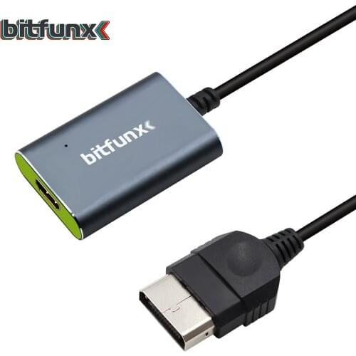 Bitfunx HDMI-compatible Converter for Microsoft XBOX Retro Video Game Console High Definition Support 480p 720p 1080i
