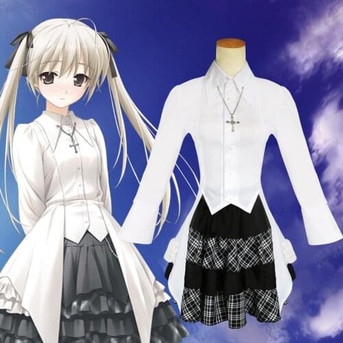 Anime Yosuga no Sora Kasugano Sora Lolita Cosplay Costume