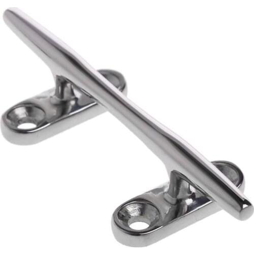 Marine Boat Dock Deck Base Cleats - Bottone Marine Bollard Yacht Stainless 6" New Lock bolt Boat Parts Accessories