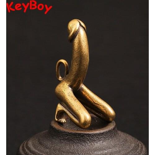 Male Penis Female Legs Key Chains Ring Gift For Men Women Funny Metal Brass Genitals Pendant Couple Car Keychain Hanging Jewelry
