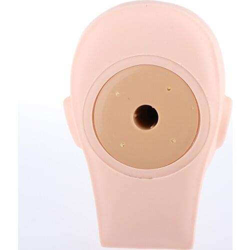 Soft PVC Massage Training Mannequin Flat Head Make Up Eyelashes