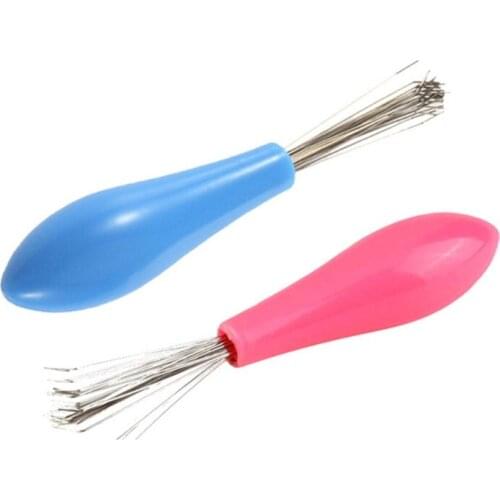 2 Pcs Comb Cleaner Tool Set Hair Brush Cleaner Rake Comb Cleaning Brush for removing Hair Dust Home/Salon Use