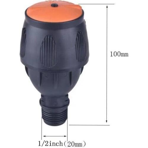 HEMAN 1/2'' Rotary Garden Lawn Sprinkler 360 Degrees Slow Speed Rotaing Water Sprinkler Nozzle Garden Watering Irrigation