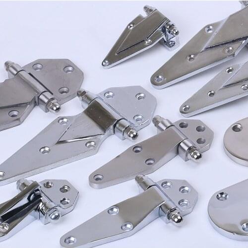 Adjustable Cold Storage 90 Degree Door Hinges Cooler Freezer Oven Doors Hinge Cabinet High Foot Hinge Industrial Hardware
