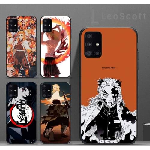 Rengoku Kyoujurou Demon Slayer Phone Cases For Samsung A50 A51 A71 A31 A21S S8 S9 S10 S20 S21 Plus Fe Ultra 4G 5G